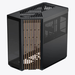 Кутия за компютър APNX Case ATX - V1-W - Wood, Black