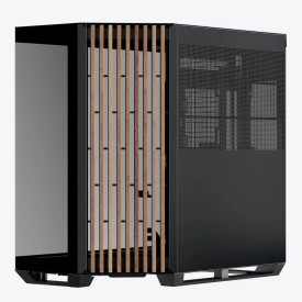 Кутия за компютър APNX Case ATX - V1-W - Wood, Black