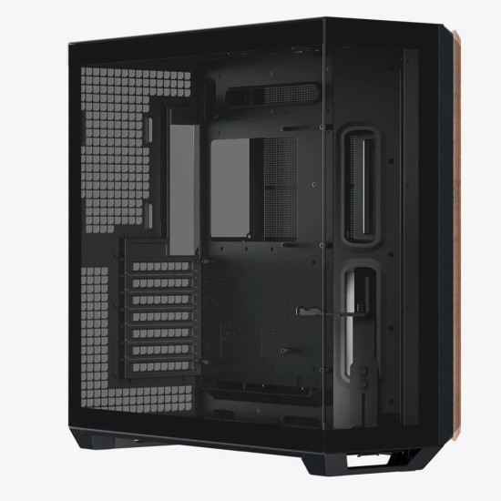 Кутия за компютър APNX Case ATX - V1-W - Wood, Black