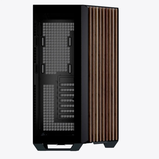 Кутия за компютър APNX Case ATX - V1-W - Wood, Black