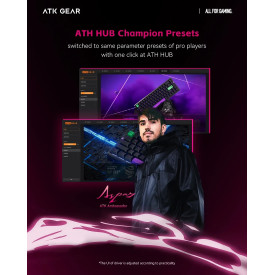 Клавиатура ATK RS6 Ultra - 8K, TTC RGB Magneto [Linear] - Night Hunter