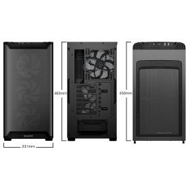 Кутия за компютър be quiet! Case ATX - Pure Base 501 LX Black