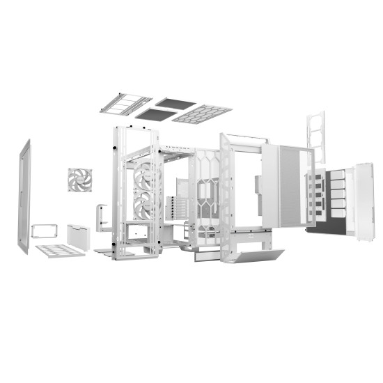 Кутия за компютър be quiet! Case EATX - Dark Base Pro 901 White