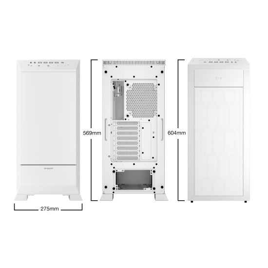 Кутия за компютър be quiet! Case EATX - Dark Base Pro 901 White