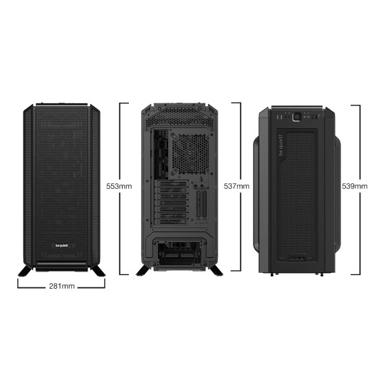 Кутия за компютър be quiet! Case EATX - Silent Base 802 Black