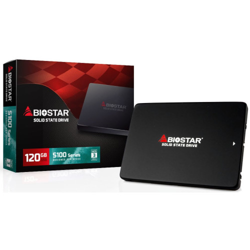 Вътрешен SSD диск Biostar S100, 120GB, SATA3