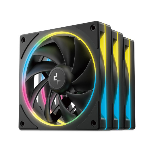 Комплект вентилатори DeepCool Fan Pack 3-in-1 3x120mm - FL12 SE 3IN1 - Luminous Halo ARGB