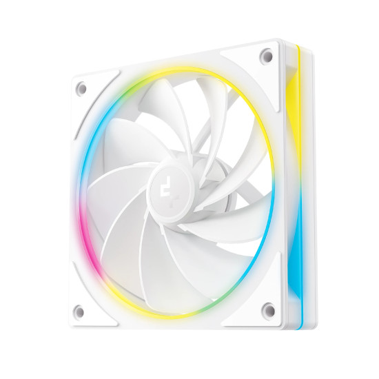 Комплект вентилатори DeepCool Fan Pack 3-in-1 3x120mm - FL12R SE White, Reverse, Addressable RGB