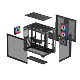 Кутия за компютър DeepCool Case ATX - CG530 4F - 4 ARGB Fans
