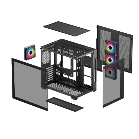 Кутия за компютър DeepCool Case ATX - CG530 4F - 4 ARGB Fans