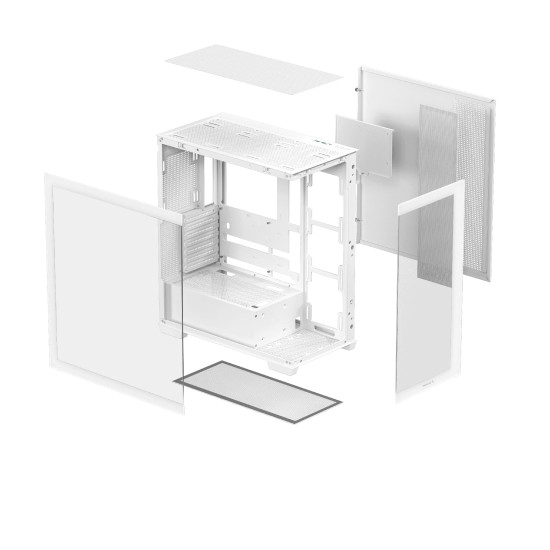 Кутия за компютър DeepCool Case ATX - CG580 WH