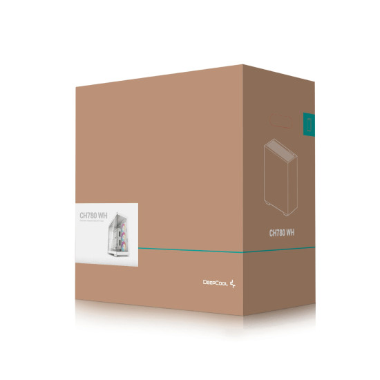 Кутия за компютър DeepCool Case E-ATX - CH780 WH - Dual-Chamber