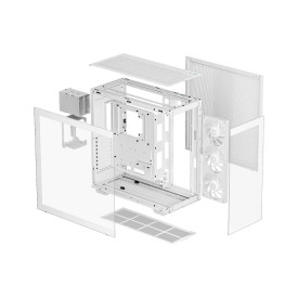 Кутия за компютър DeepCool Case E-ATX - CH780 WH - Dual-Chamber