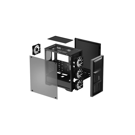 Кутия за компютър DeepCool Case E-ATX - MATREXX 50 MESH 4FS