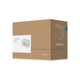 Кутия за компютър DeepCool Case mATX - CH260, White
