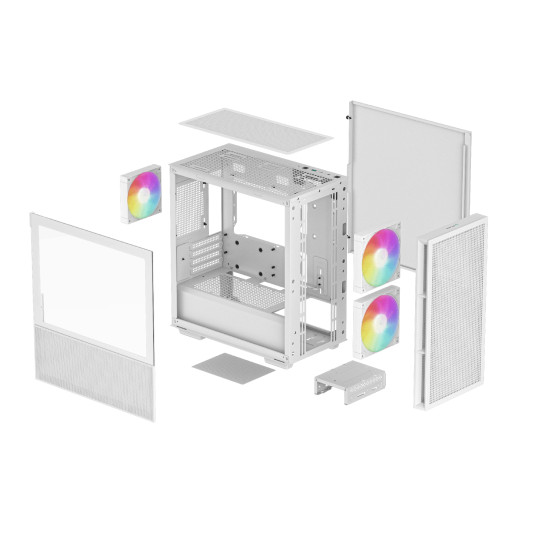 Кутия за компютър DeepCool Case mATX - CH360 WH