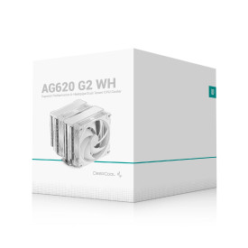 Охладител за процесор DeepCool CPU Cooler AG620 G2 WH - Dual-Tower - LGA1851/AM5