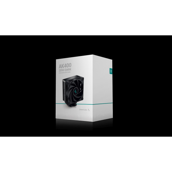 Охладител за процесор DeepCool CPU Cooler AK400 Zero Dark - LGA1700/AM5