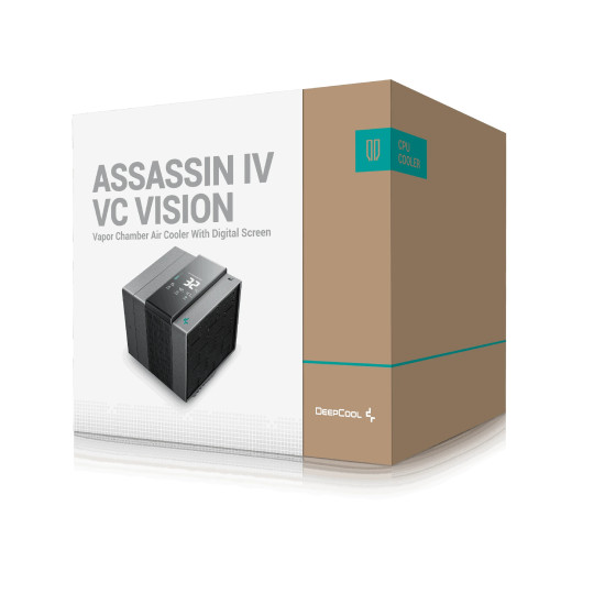 Охладител за процесор DeepCool CPU Cooler ASSASSIN IV VC VISION - Vapor Chamber, Dual-Tower