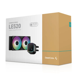 Водно охлаждане DeepCool Water Cooling LE520 - Addressable RGB - LGA1700/AM5