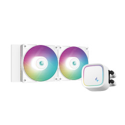 Водно охлаждане DeepCool Water Cooling LE520 White - Addressable RGB - LGA1700/AM5
