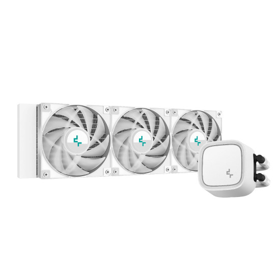 Водно охлаждане DeepCool Water Cooling LE720 White - Addressable RGB - LGA1700/AM5