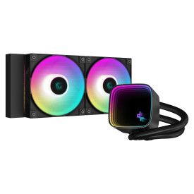 Водно охлаждане DeepCool Water Cooling LS520 SE - Addressable RGB, Infinity mirror design - LGA1700/AM5
