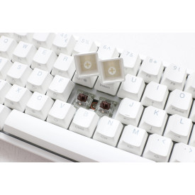 Клавиатура Ducky DKON2061ST KUSPDWWTK2, USB, RGB, Kailh Box Brown, White