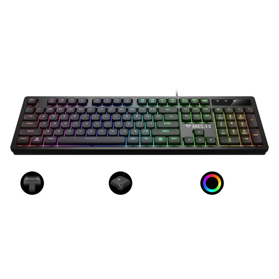 Геймърски комплект Gamdias Gaming COMBO - POSEIDON E2 3-in-1 Combo - Keyboard + Mouse + Headphones