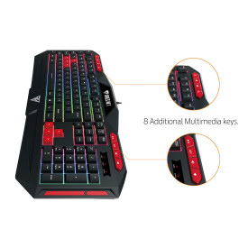 Геймърски комплект Gamdias Gaming COMBO - POSEIDON M1 COMBO - Keyboard + Mouse + Headphones