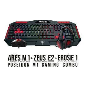 Геймърски комплект Gamdias Gaming COMBO - POSEIDON M1 COMBO - Keyboard + Mouse + Headphones