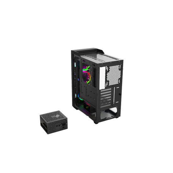 Кутия за компютър Gamdias Case ATX - TALOS M1 LITE - aRGB, Tempered Glass
