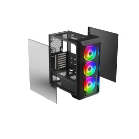 Кутия за компютър Gamdias Case ATX - TALOS M1 LITE - aRGB, Tempered Glass