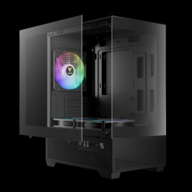 Кутия за компютър Gamdias Aura GC9M Elite ARGB, Tempered Glass, Black