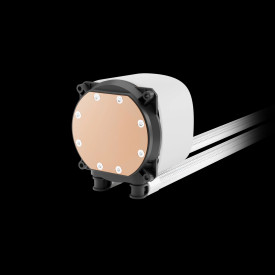 Водно охлаждане Gamdias Water Cooling 120mm - AURA GL120 v2 White, aRGB