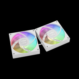 Водно охлаждане Gamdias Water Cooling 120mm - AURA GL120 v2 White, aRGB