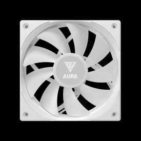 Водно охлаждане Gamdias Water Cooling 120mm - AURA GL120 v2 White, aRGB