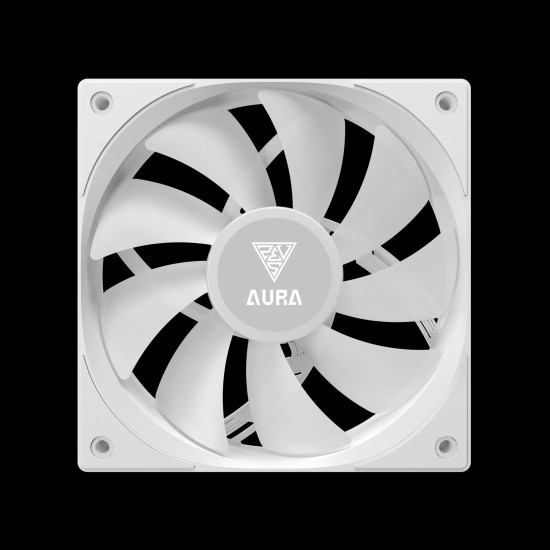 Водно охлаждане Gamdias Water Cooling 120mm - AURA GL120 v2 White, aRGB