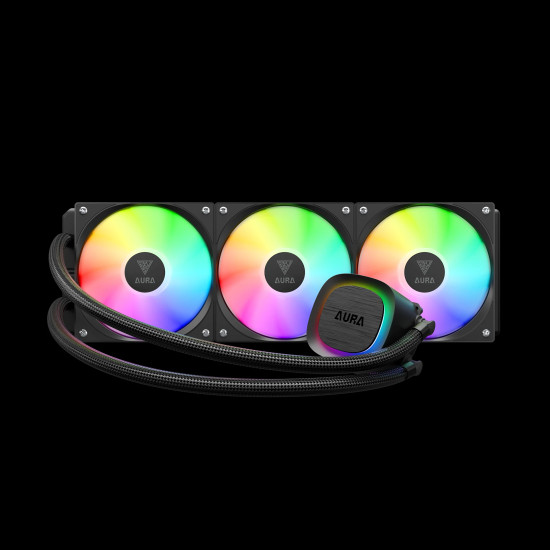 Водно охлаждане Gamdias Water Cooling 360mm - AURA GL360 v2 - aRGB