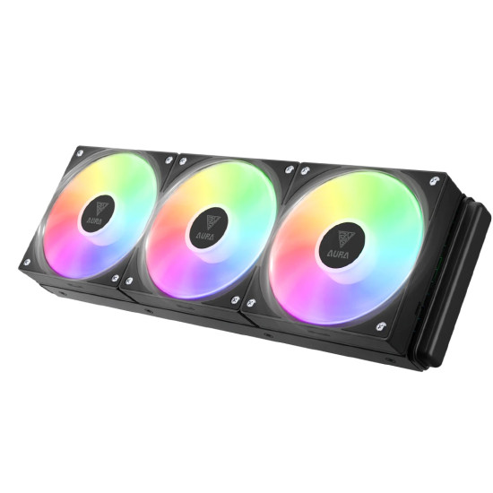 Водно охлаждане Gamdias Water Cooling 360mm - AURA GL360 v2 - aRGB