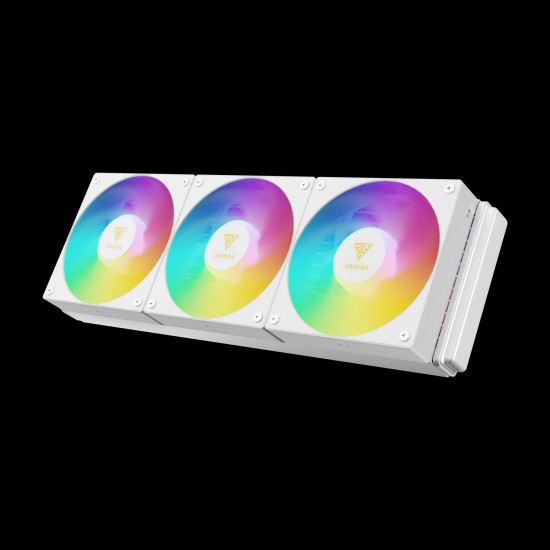 Водно охлаждане Gamdias Water Cooling 360mm - AURA GL360 v2 WH - aRGB