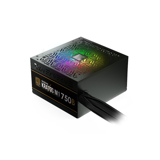 Захранване Gamdias PSU 750W Bronze Addressable RGB - KRATOS M1-750B