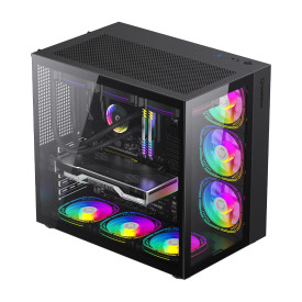 Кутия за компютър Gamemax Case ATX - Infinity Black