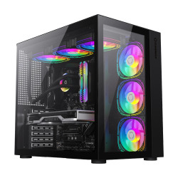 Кутия за компютър Gamemax Case ATX - Infinity Black