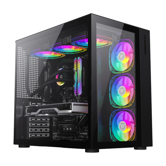 Кутия за компютър Gamemax Case ATX - Infinity Black