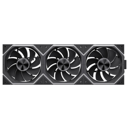 Комплект вентилатори Gamemax Fan Pack 3-in-1 3x120mm - FN12A-N2 WL-R - Reverse, Daisy-Chain, A-RGB