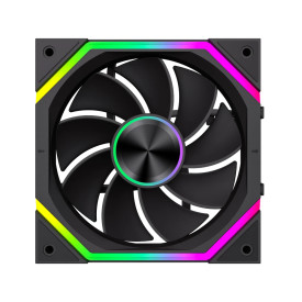 Комплект вентилатори Gamemax Fan Pack 3-in-1 3x120mm - FN12A-N2 WL-R - Reverse, Daisy-Chain, A-RGB