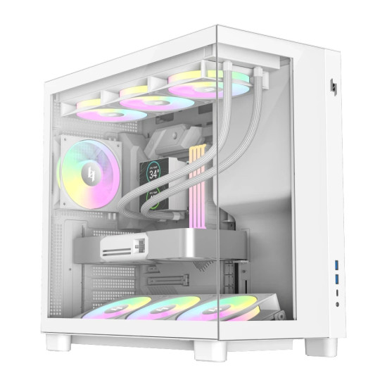 Кутия за компютър Gamemax Case ATX - NEX C53 WH