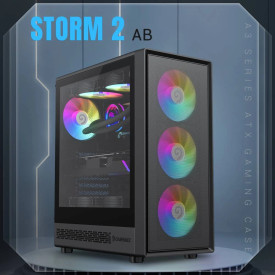 Кутия за компютър GameMax Storm, Black