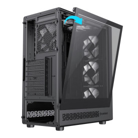 Кутия за компютър GameMax Storm, Black